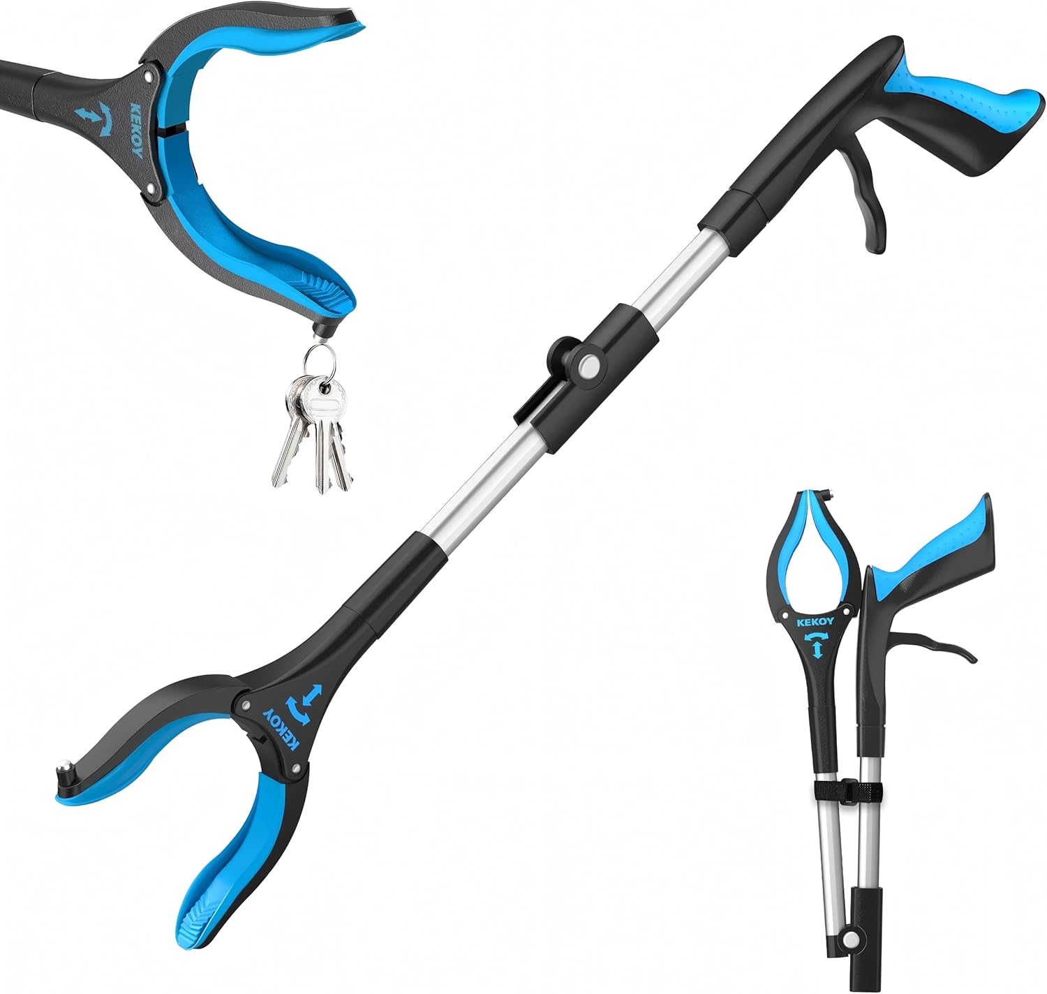 Pinza Larga para Alcanzar Objetos
