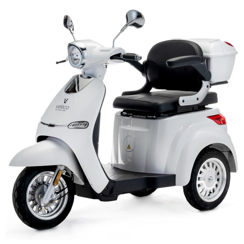 Scooter eléctrico de movilidad de 3 ruedas Blanco