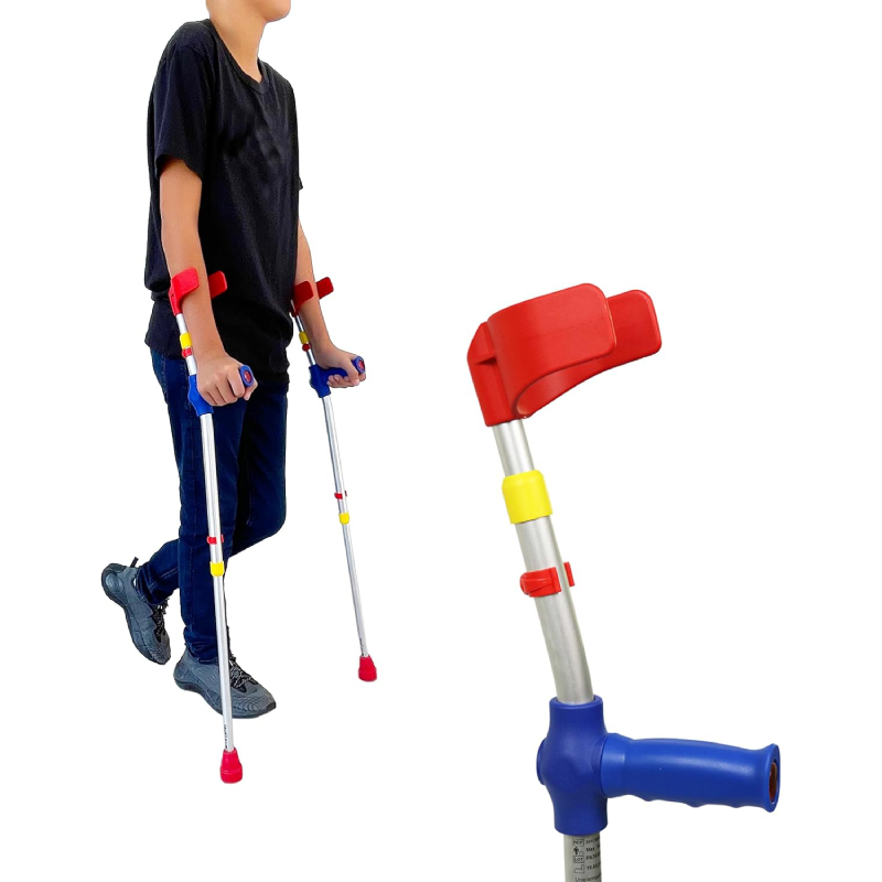 Muletas para Niños Regulables de Colores