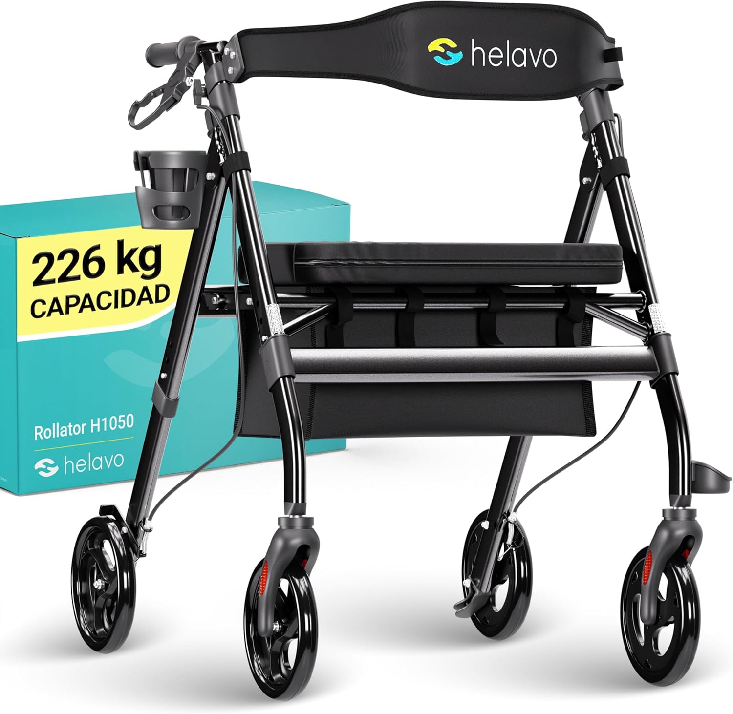 Andador Rollator con Asiento para Adolescentes