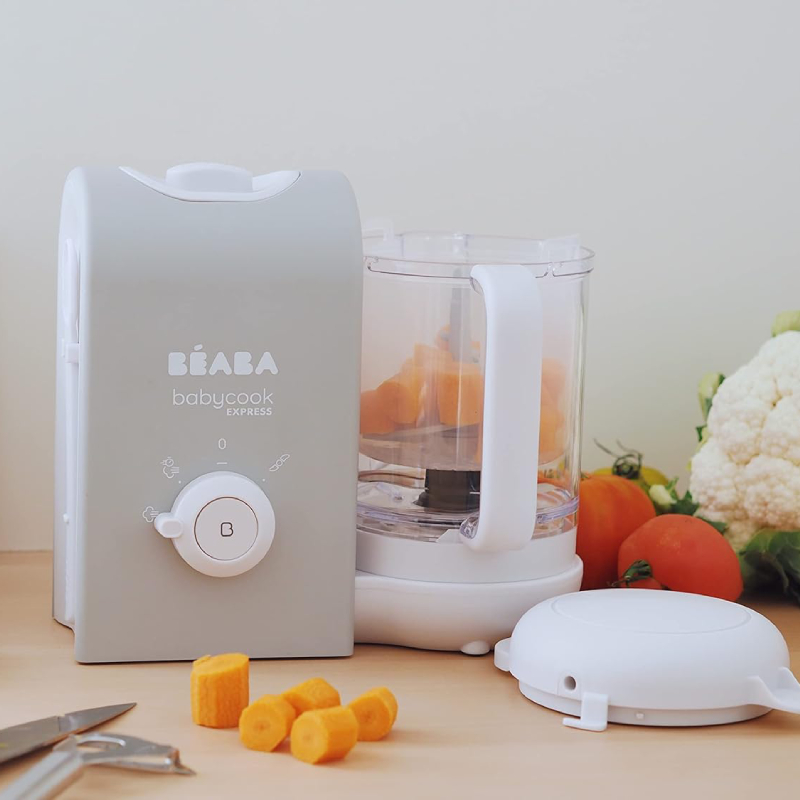 BEABA Babycook Express Robot de Cocina Infantil Rápido 4 en 1