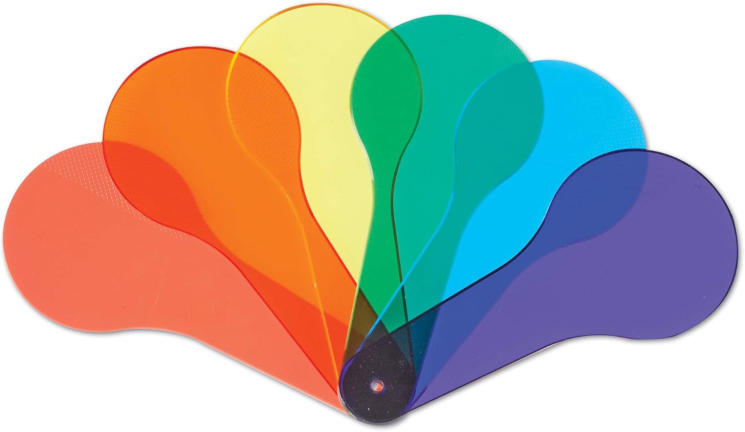 Juego de palas de colores translúcidos