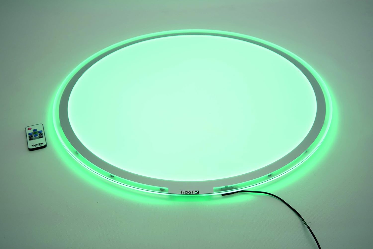 Mesa de luz redonda con cambio de color 70 cm