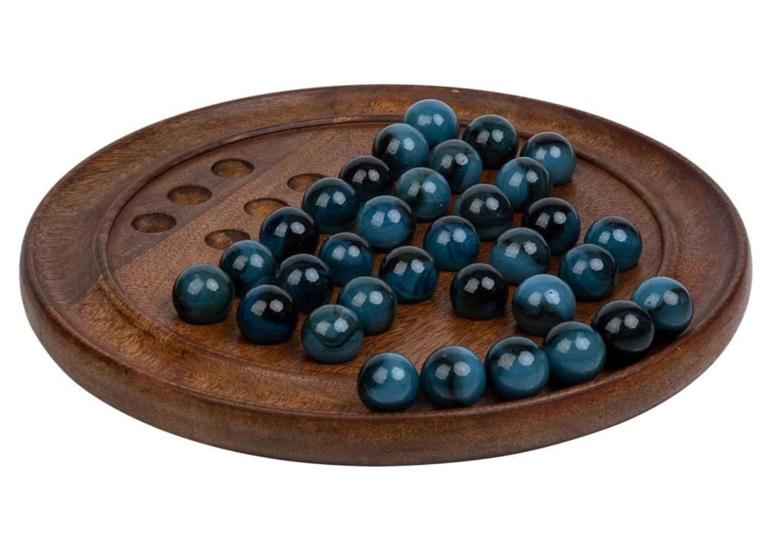Solitario XL de madera – Juego de lógica de gran formato