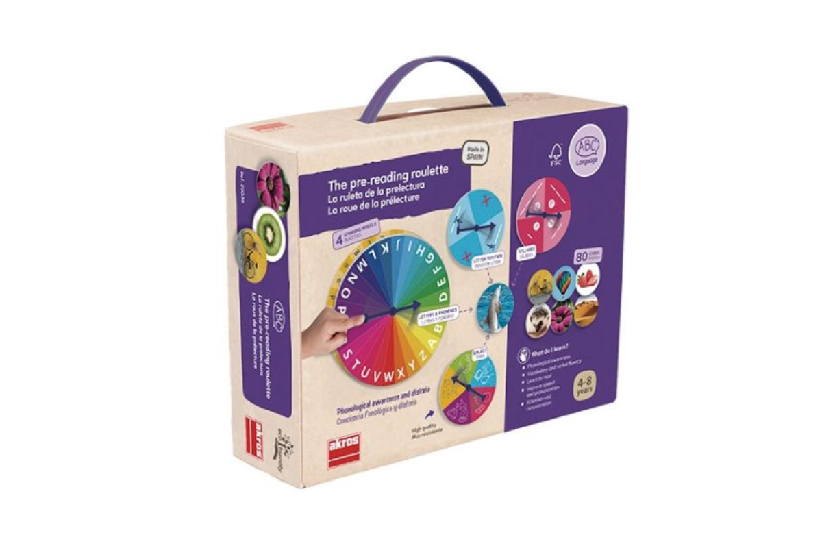 Maletín Juego La ruleta de la Prelectura Akros