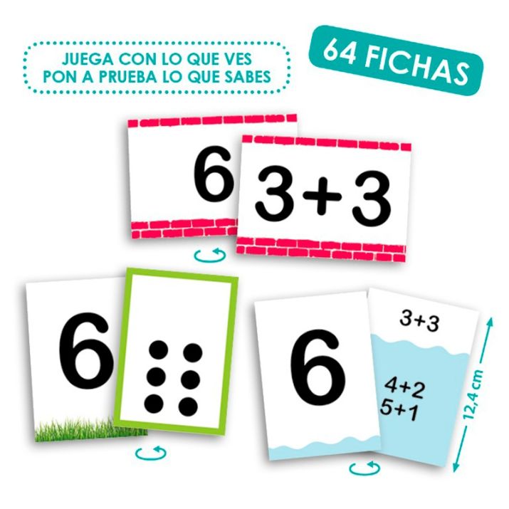 Juego para descubrir los números y su descomposición Akros
