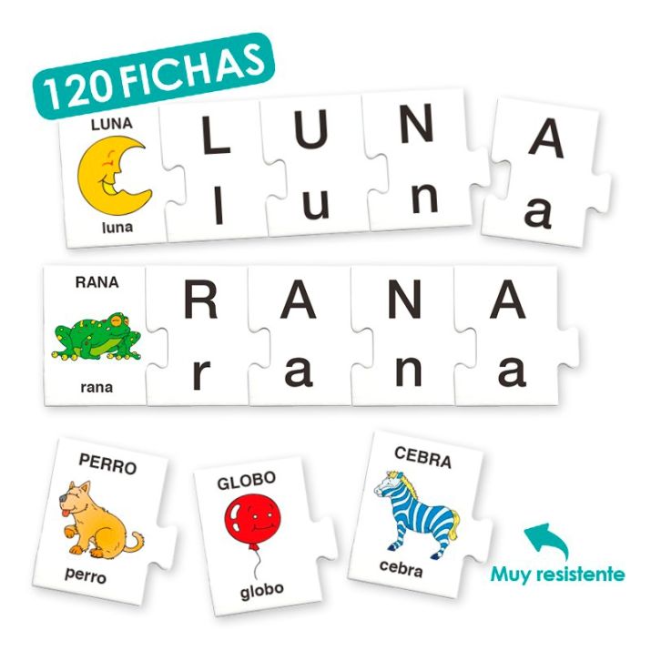Juego de asociación: Busca las Letras Akros