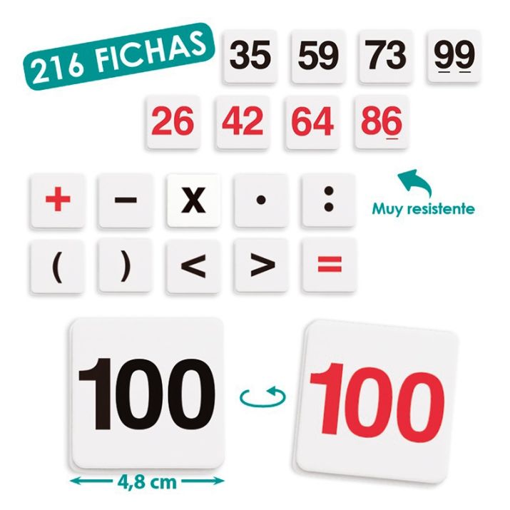 Kit de cálculo: sumar, restar, multiplicar y dividir Akros