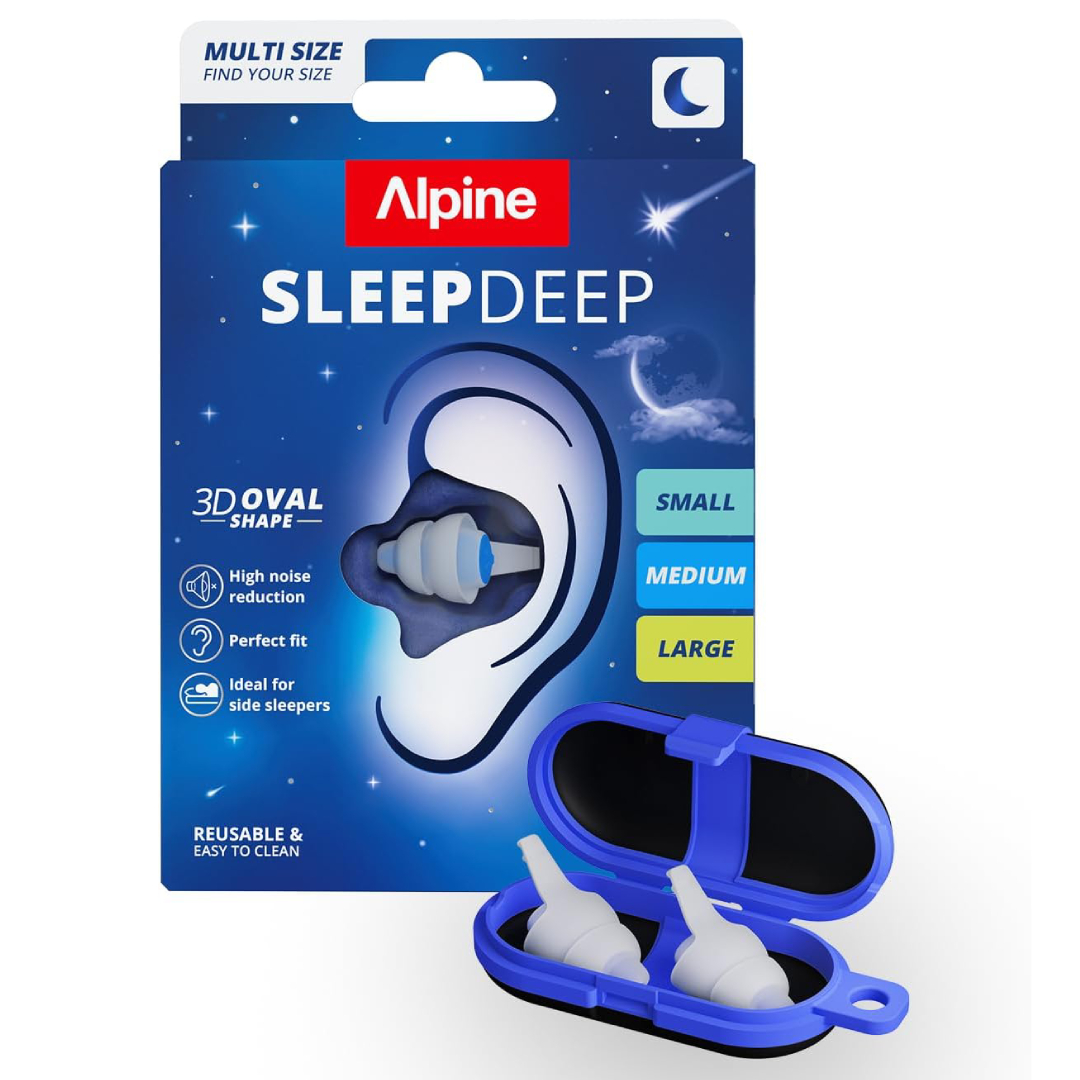 Alpine SleepDeep: tapones antirruido para dormir de lado y reducir ronquidos