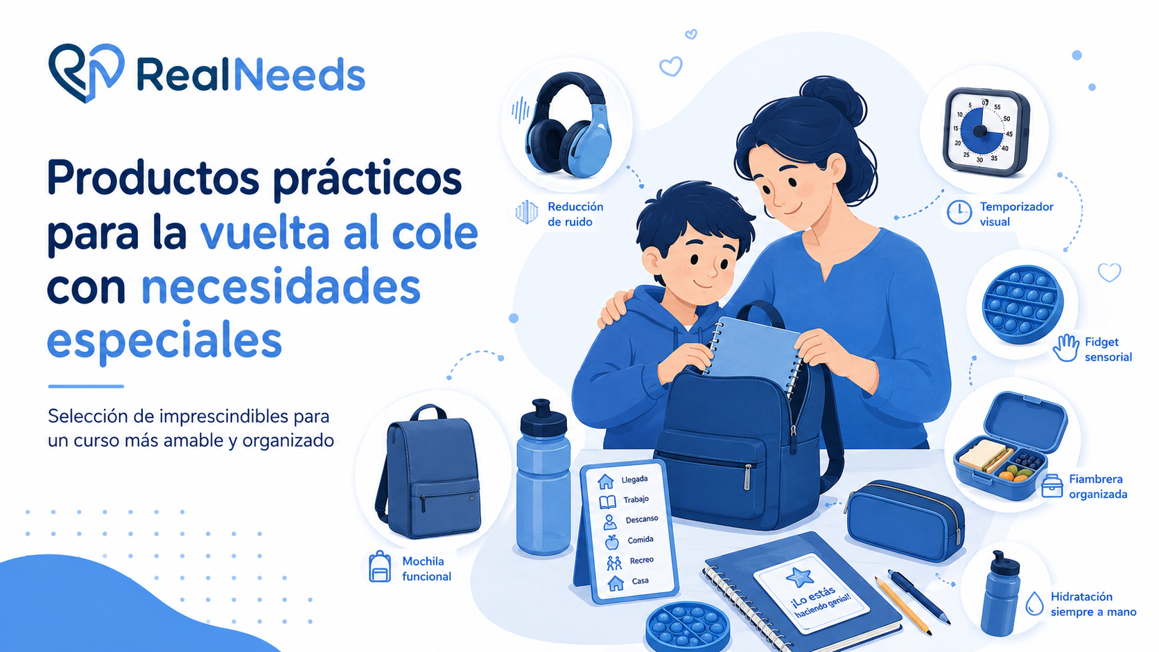 10 Recursos prácticos para la vuelta al cole con necesidades especiales